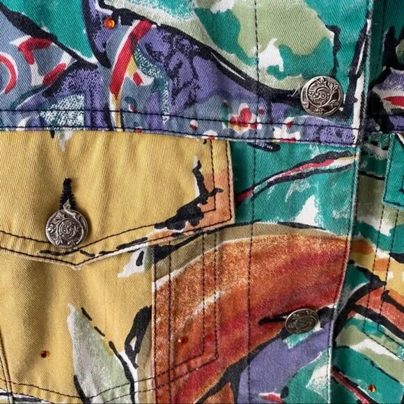 Colorful Vintage Jacket - Picture 6 of 10